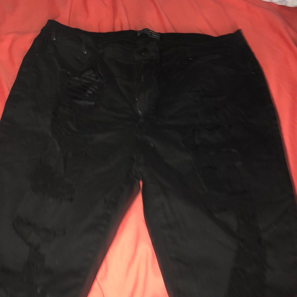 Black Bermuda shorts